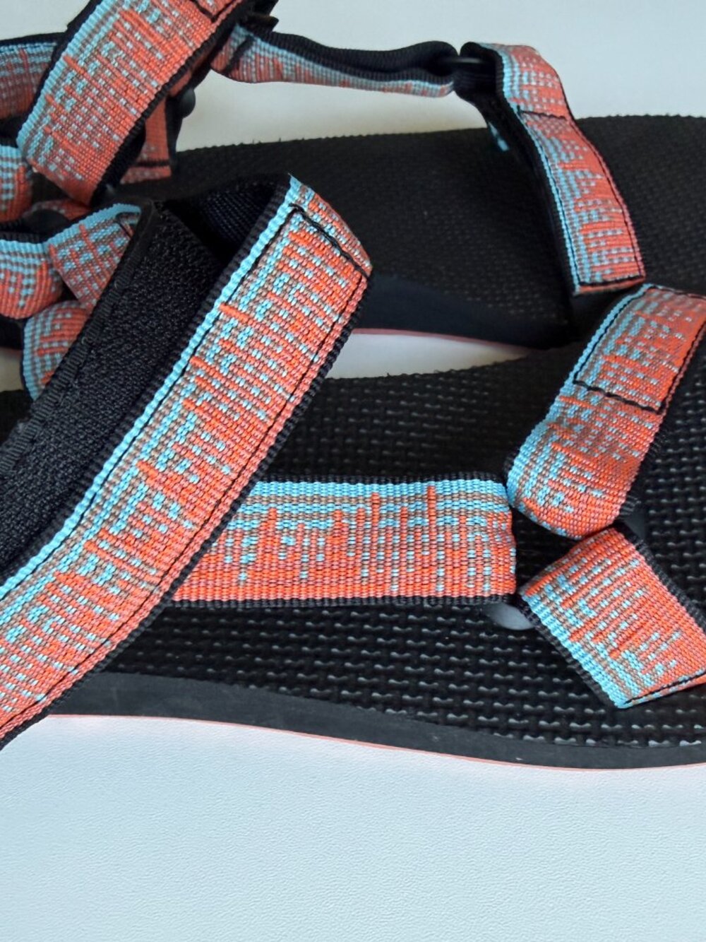 Teva Original Universal Sandals Coral Blue Hiking Sandals Women's 7 - Picture 3 of 6